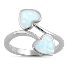 Load image into Gallery viewer, “Opal hearts”
